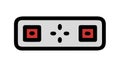 Outline controller icon for gaming or input, vector design Generative AI Royalty Free Stock Photo