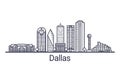 Outline Dallas banner