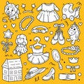 Outline doodles toys for girls