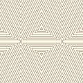 Outline ethnic and tribal abstract background. Seamless pattern with geometric ornament. Royalty Free Stock Photo