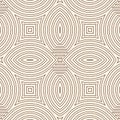Outline ethnic and tribal abstract background. Seamless pattern with geometric ornament. Royalty Free Stock Photo
