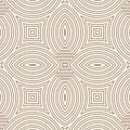 Outline ethnic and tribal abstract background. Seamless pattern with geometric ornament.