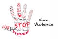 Stop Gun Violence Royalty Free Stock Photo