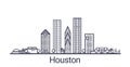 Outline Houston banner