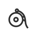 Outline Icon - Bicycle bell