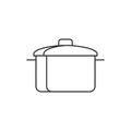 Outline icon - Cooking pan