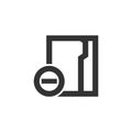 Outline Icon - Folder Royalty Free Stock Photo