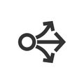 Outline Icon - Propagate arrows