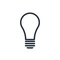 Outline light bulb icon