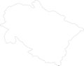 Uttaranchal India outline map
