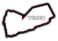 Outline Map of Yemen