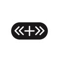 Outline more vector icon
