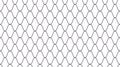 Outline net seamless pattern. Grid abstract vector illustration. Metal chain texture Royalty Free Stock Photo