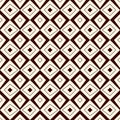 Outline seamless pattern with geometric figures. Ethnic wallpaper. Repeated rhombuses ornamental background