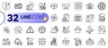 Outline set of Inspect, Intersection arrows and Building energy line icons. For web app. Vector