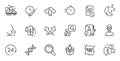 Outline set of Quick tips, Wrong file and Intersection arrows line icons for web application. For design. Vector