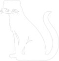 mongoose Outline Silhouette Generative Ai
