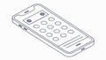 Outline Smartphone Keypad, Digital Input and User Interface. vector design Generative AI Royalty Free Stock Photo