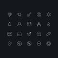 Outline vector apps shop icon