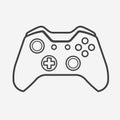 Outline Vector Gamepad.