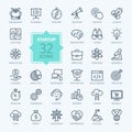 Outline Web Icon Set - Start-up Project