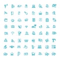 Outline web icons set - Real Estate