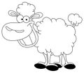 Outlined sheep