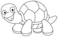 Outlined turtle