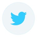 Outlined Twitter Logo