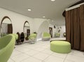 Outlook of luxury beauty salon