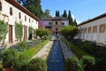 The Court of the Acequia, Palacio de Generalife, Granada Spain Royalty Free Stock Photo