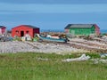 Outport Village in Newfoundland Royalty Free Stock Photo