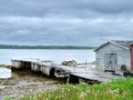 Outport Village in Newfoundland Royalty Free Stock Photo