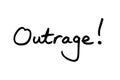 Outrage Royalty Free Stock Photo