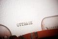 Outrage concept view Royalty Free Stock Photo