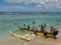 Outrigger Canoe Royalty Free Stock Photo