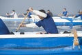 Outrigger Canoe Race Royalty Free Stock Photo