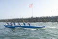 Outrigger Canoe Race Royalty Free Stock Photo