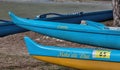 Outrigger Canoes on the Island of Oahu in Hawaii