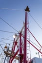 Outriggers on commercial fishing boat