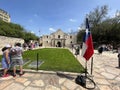 Outside of the Alamo