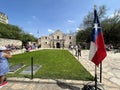 Outside of the Alamo