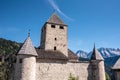 Outside of the castle in St. Martin in Thurn, South Tirol