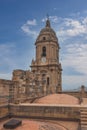 Outside of the Catedral de Malaga. Malaga La Manquita Cathedral roof tour, Malaga, Spain