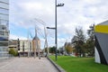 Outside the Christchurch art gallery, New Zealand Royalty Free Stock Photo