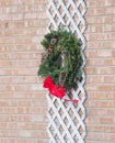 Outside Christmas decoration Royalty Free Stock Photo