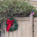 Outside Christmas decoration Royalty Free Stock Photo