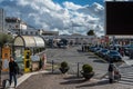 Ciampino Airport in Rome, Italy Parking Lot At Noon