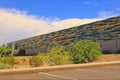 Outside Of a Colorful Modern Building In Arizona Desert