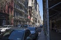 Outside fire escapes in NYC